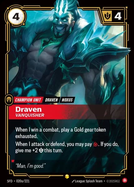 Draven - Vanquisher (Alternate Art)