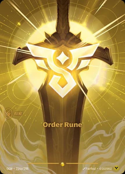 Order Rune (Alternate Art)