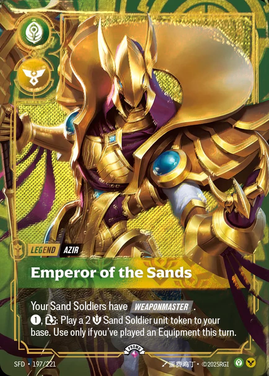 Azir - Emperor of the Sands (Metal)